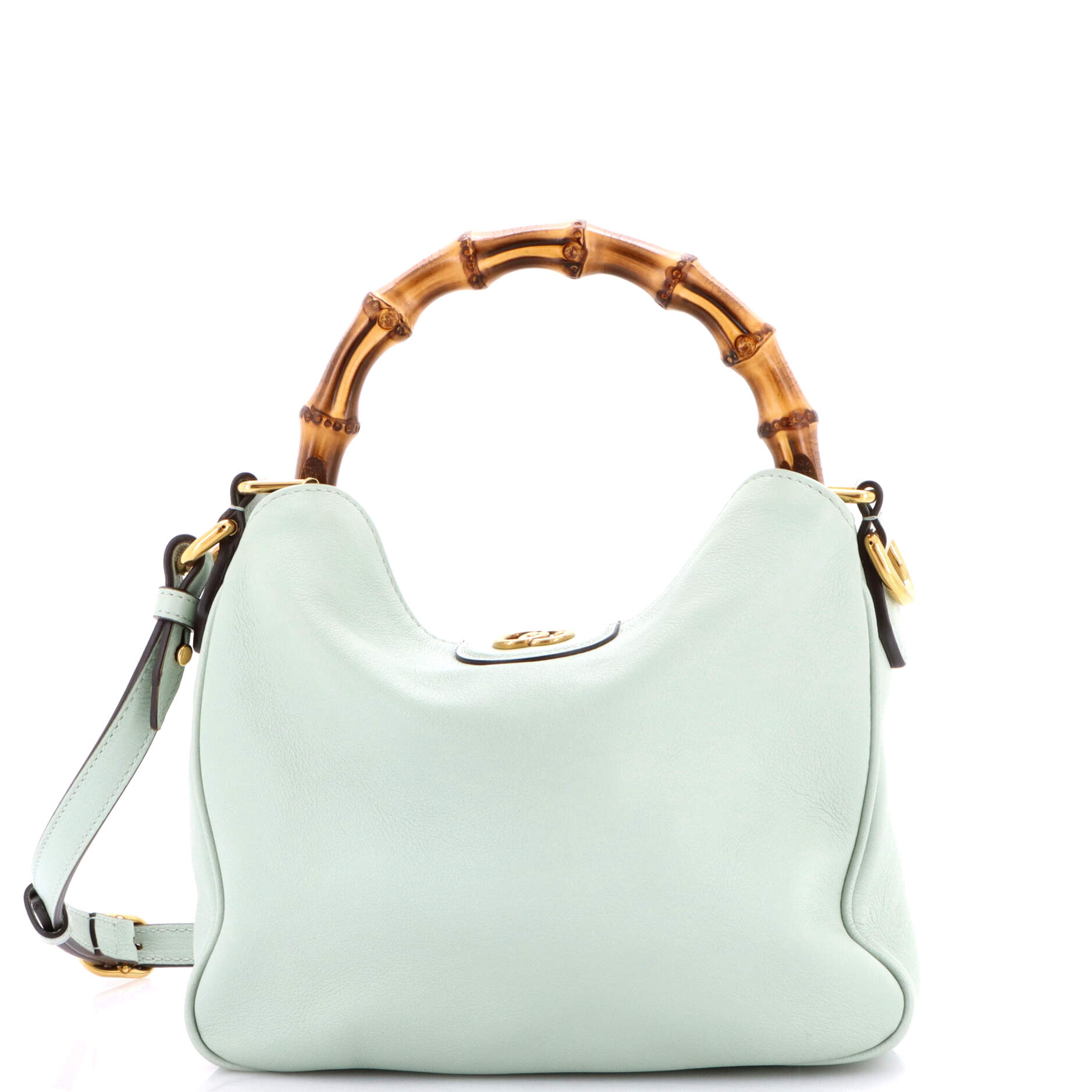 Diana NM Bamboo Shoulder Bag Leather Small