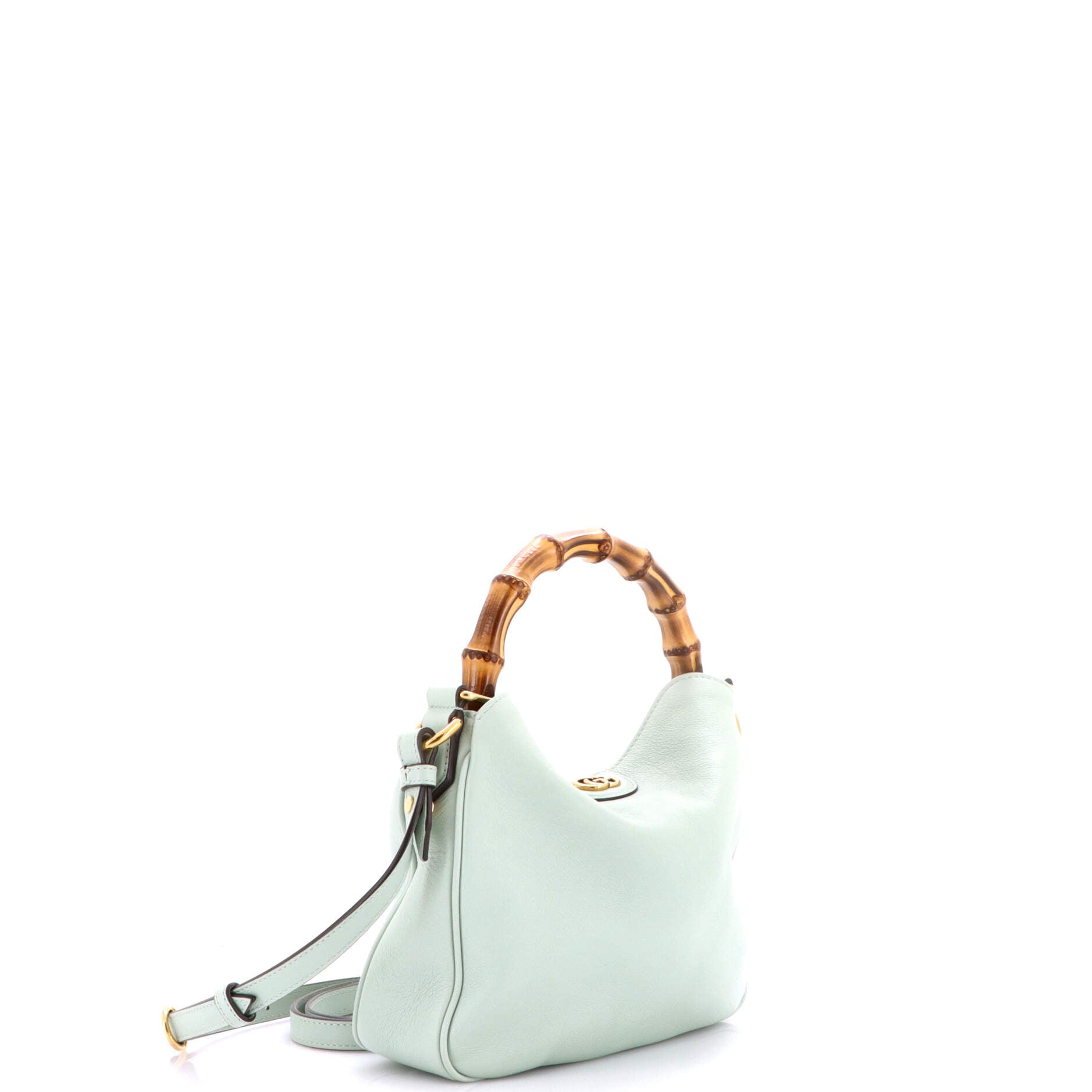 Diana NM Bamboo Shoulder Bag Leather Small