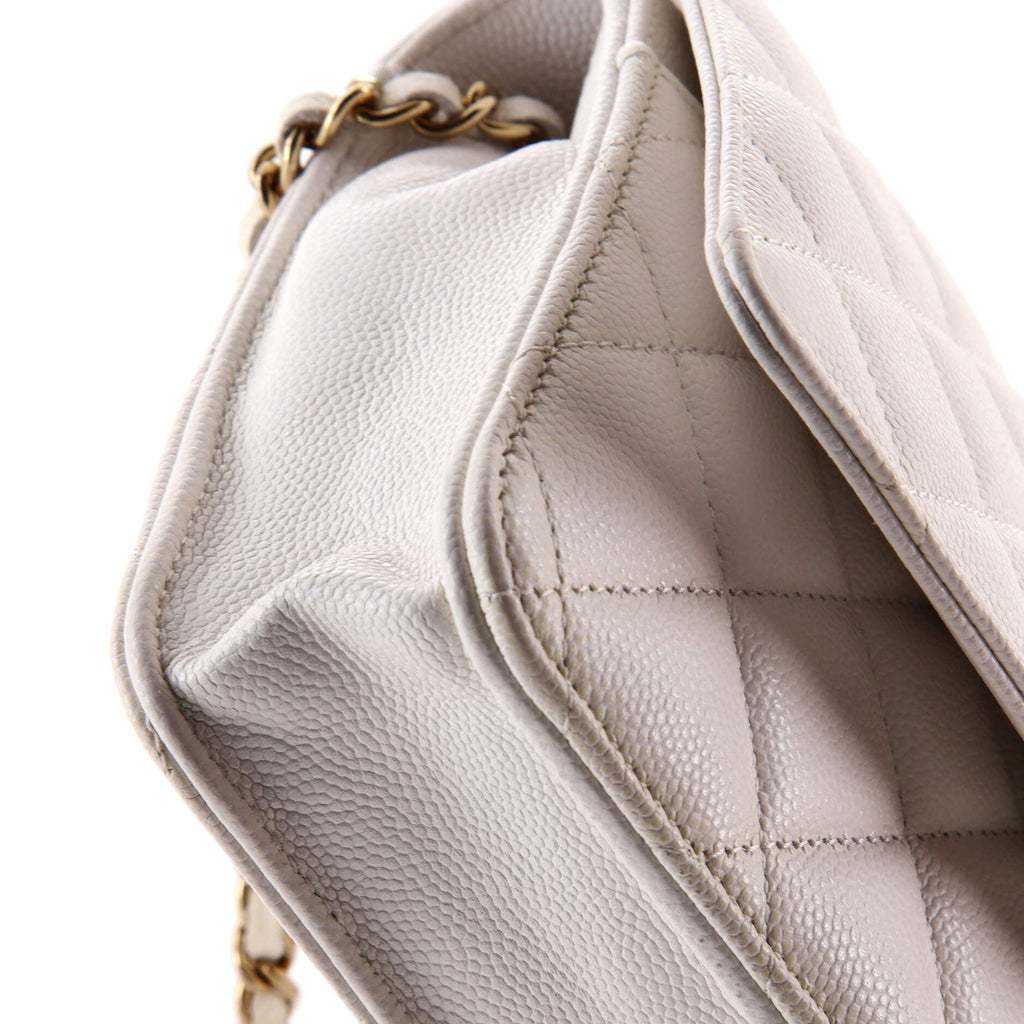 Wallet on Chain Quilted Caviar