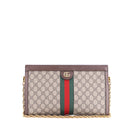 Ophidia Chain Shoulder Bag GG Coated Canvas Medium