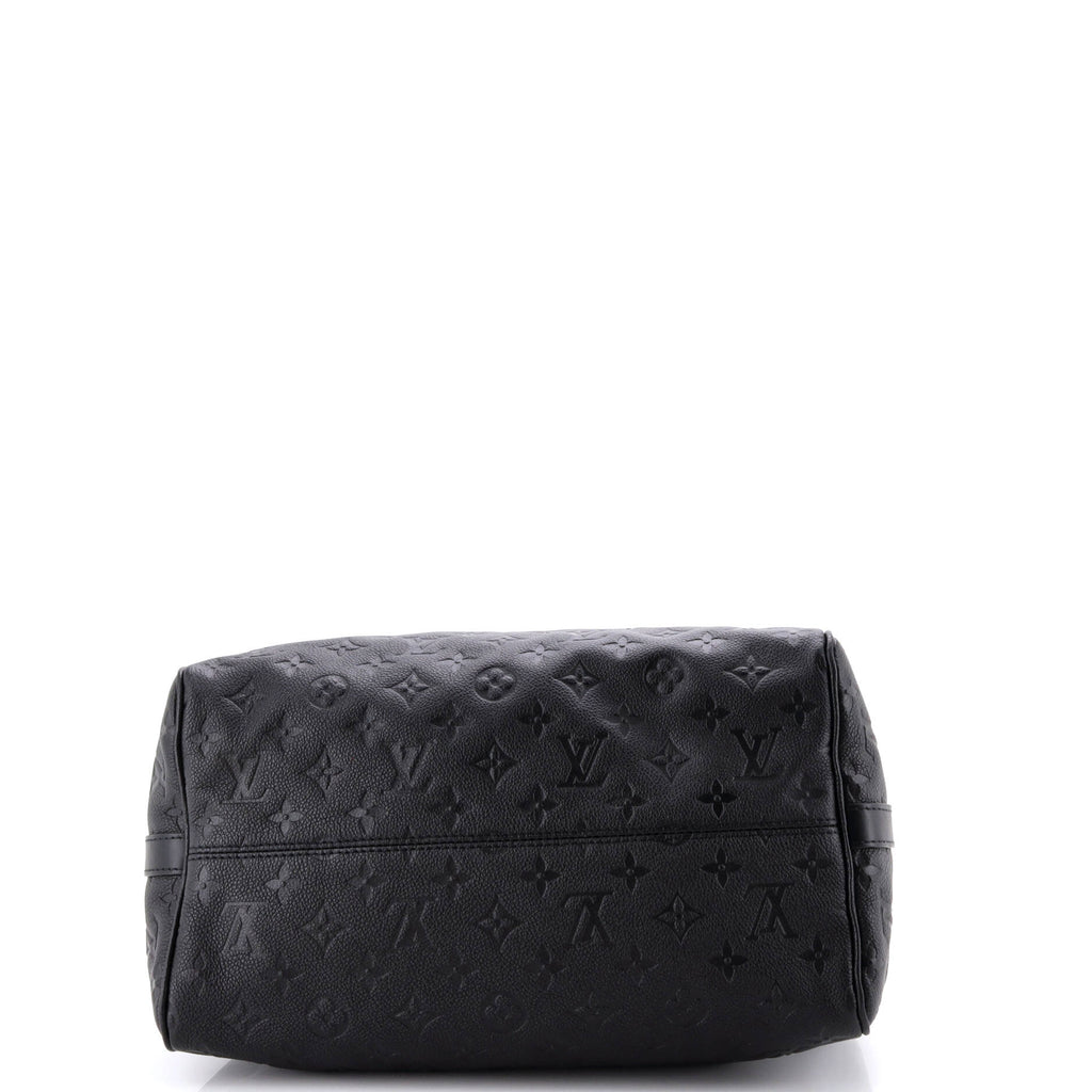 Speedy Soft Bandouliere Bag Monogram Empreinte Leather 30