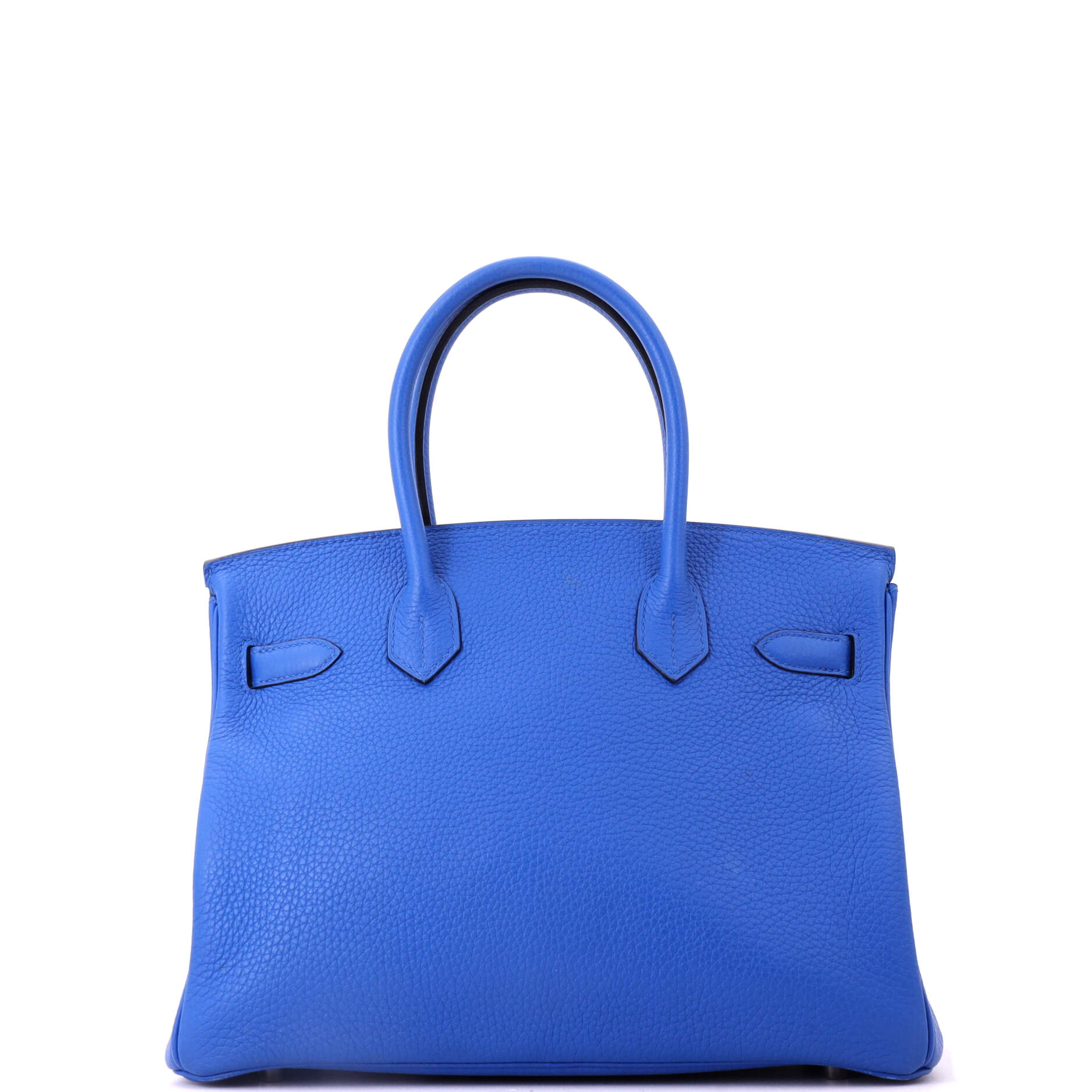 Birkin Handbag Verso Clemence with Palladium Hardware 30
