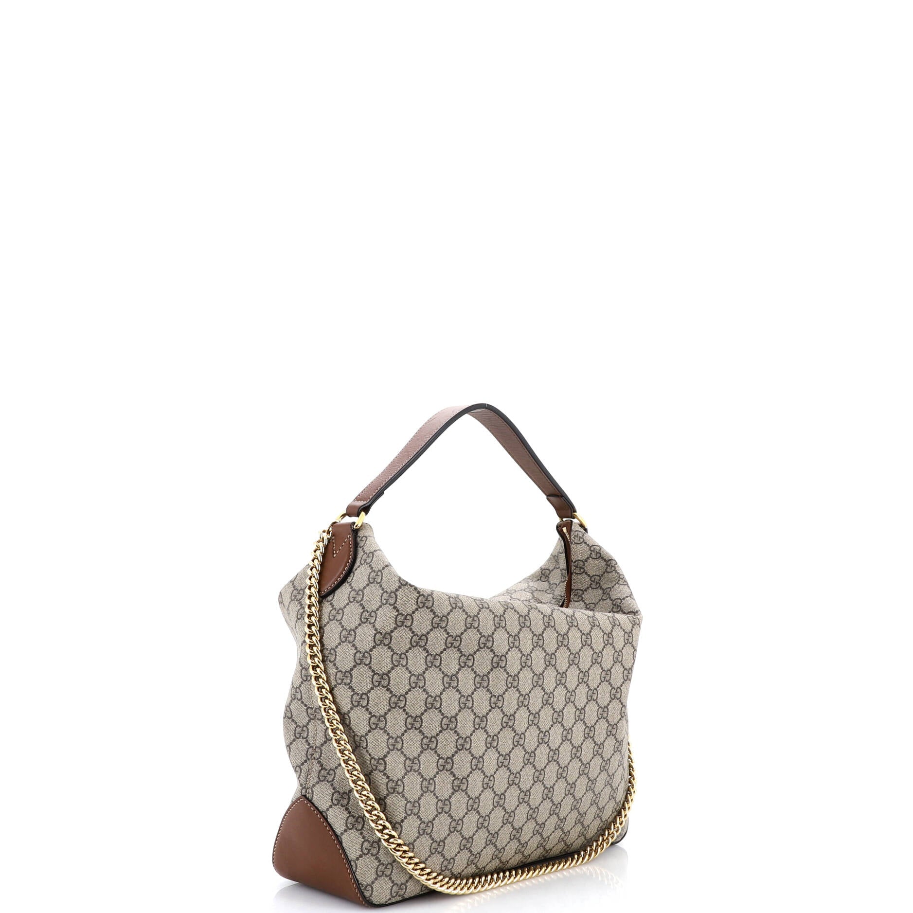 Chain Hobo GG Coated Canvas Large