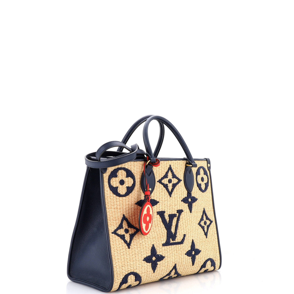 OnTheGo Tote Monogram Giant Raffia MM