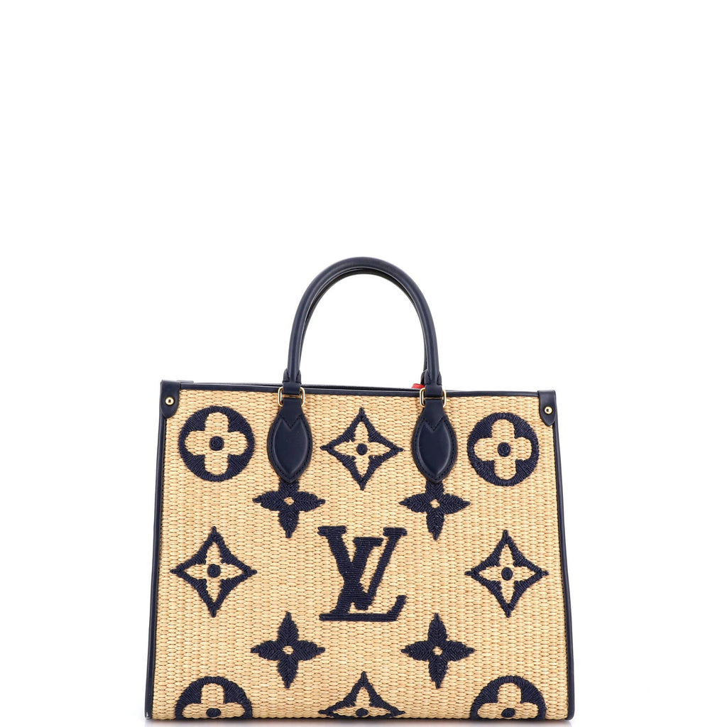 OnTheGo Tote Monogram Giant Raffia MM