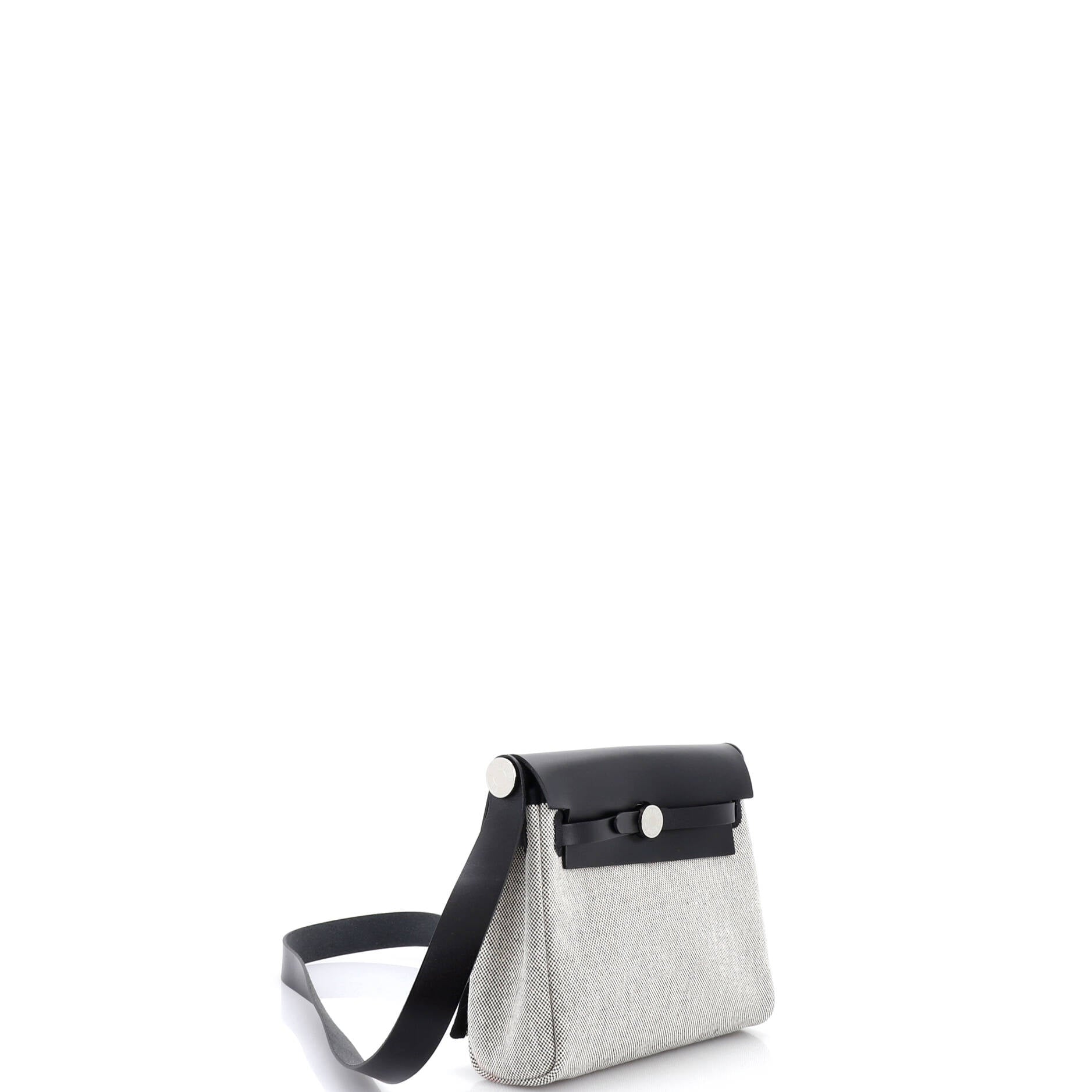 Herbag Zip Toile and Leather 20