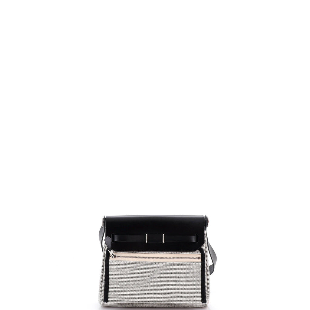 Herbag Zip Toile and Leather 20