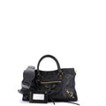 Logo Strap City Classic Studs Bag Leather Small