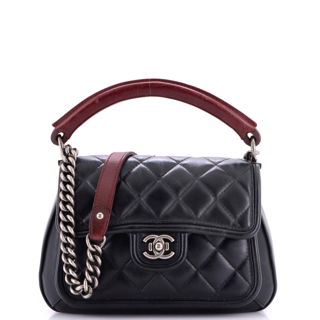 Prestige Flap Bag Quilted Calfskin Medium