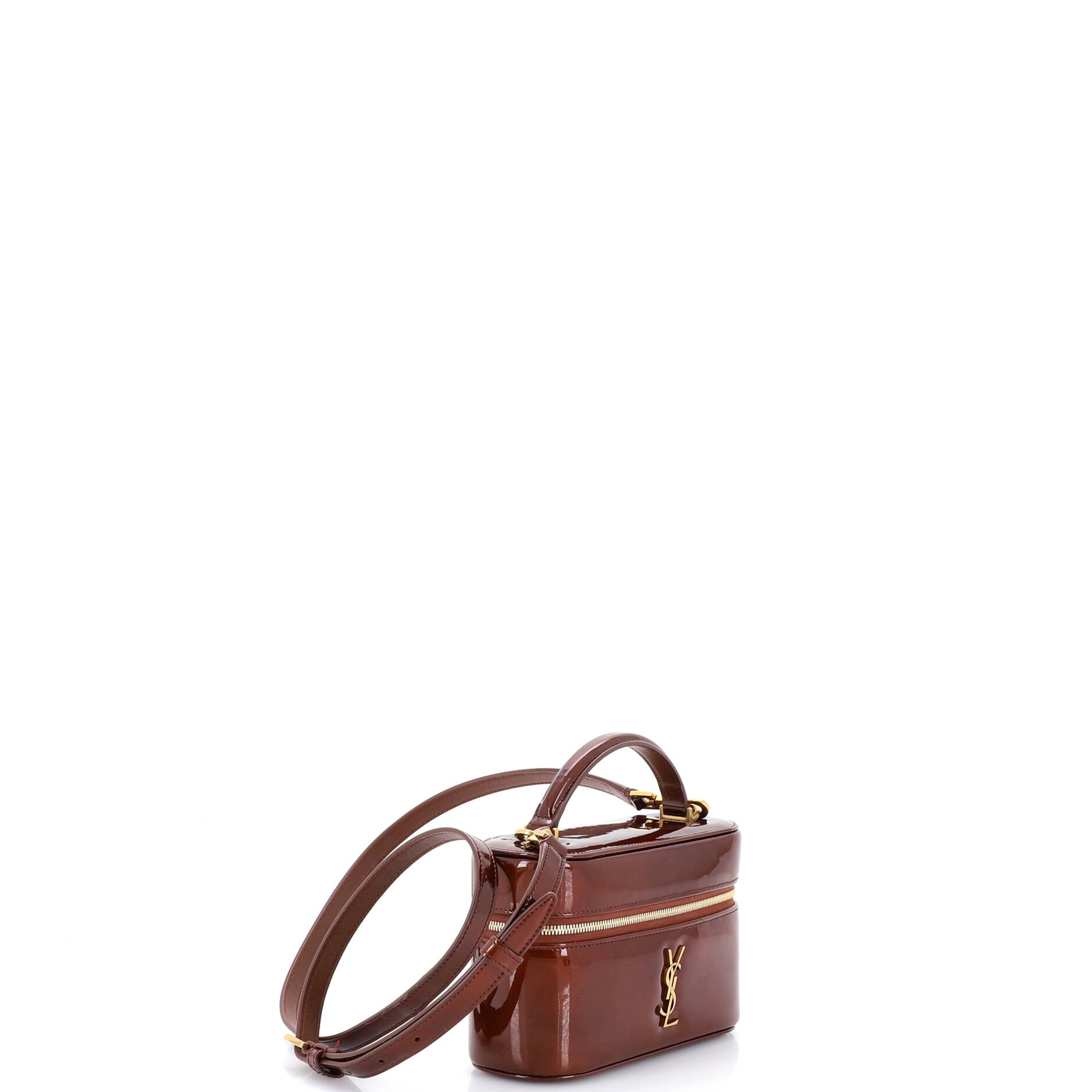 Gaby Zip Around Vanity Bag Patent Mini