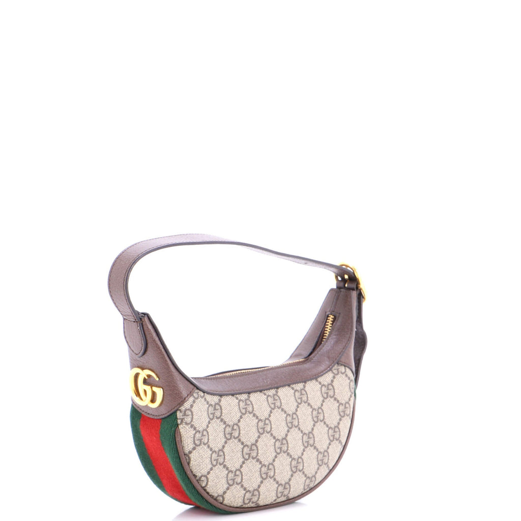 Ophidia Half Moon Bag GG Coated Canvas Mini