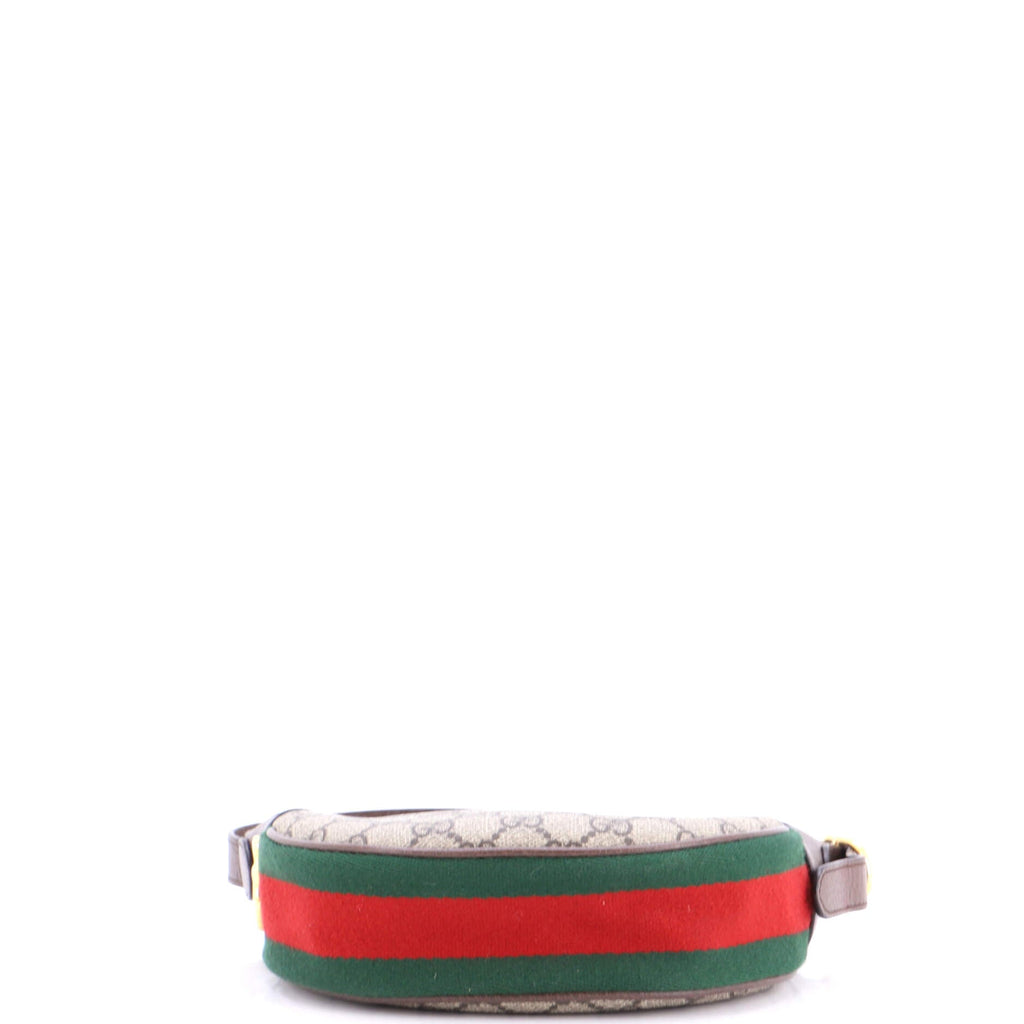 Ophidia Half Moon Bag GG Coated Canvas Mini