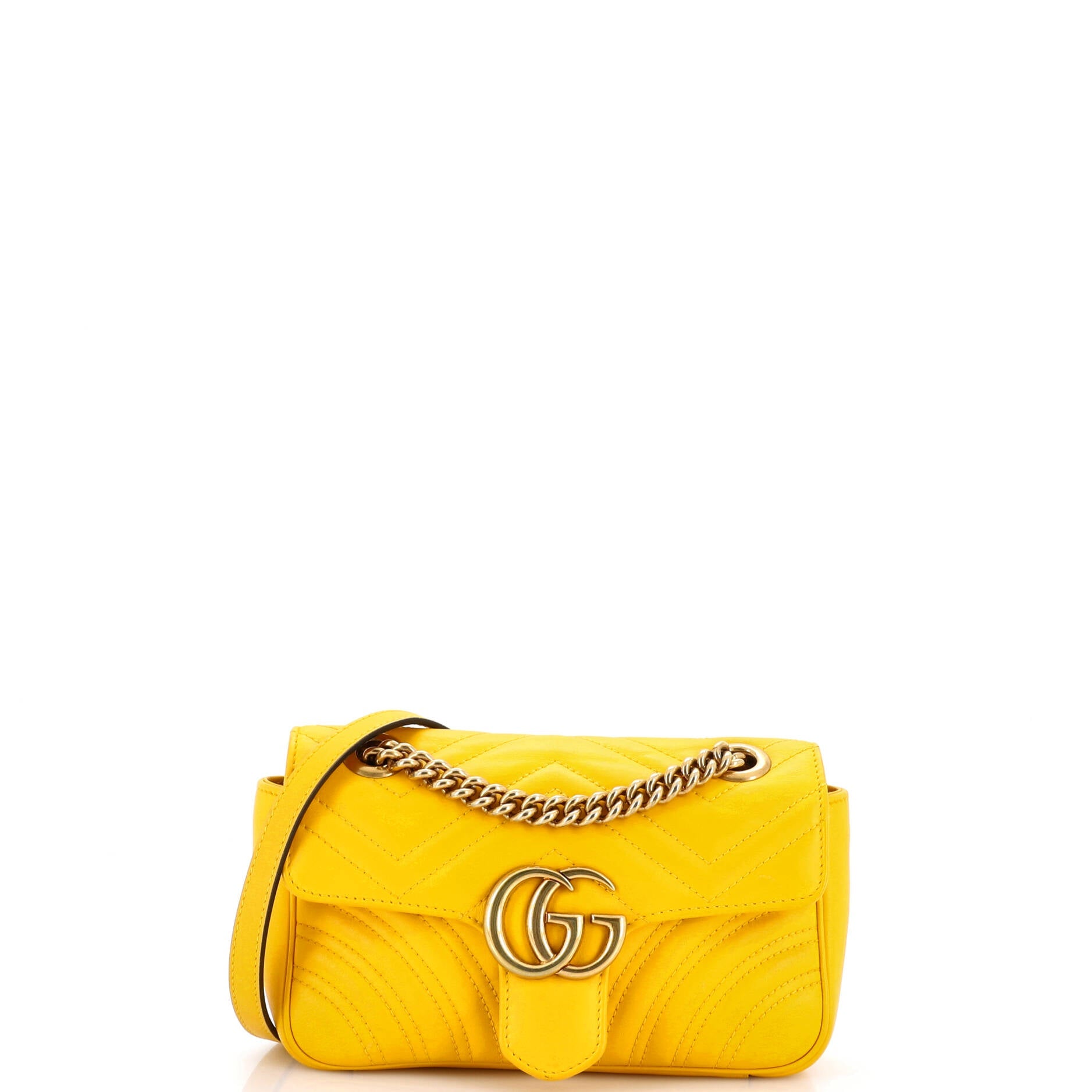 GG Marmont Flap Bag Matelasse Leather Mini