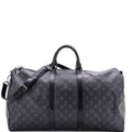Keepall Bandouliere Bag Monogram Eclipse Canvas 55