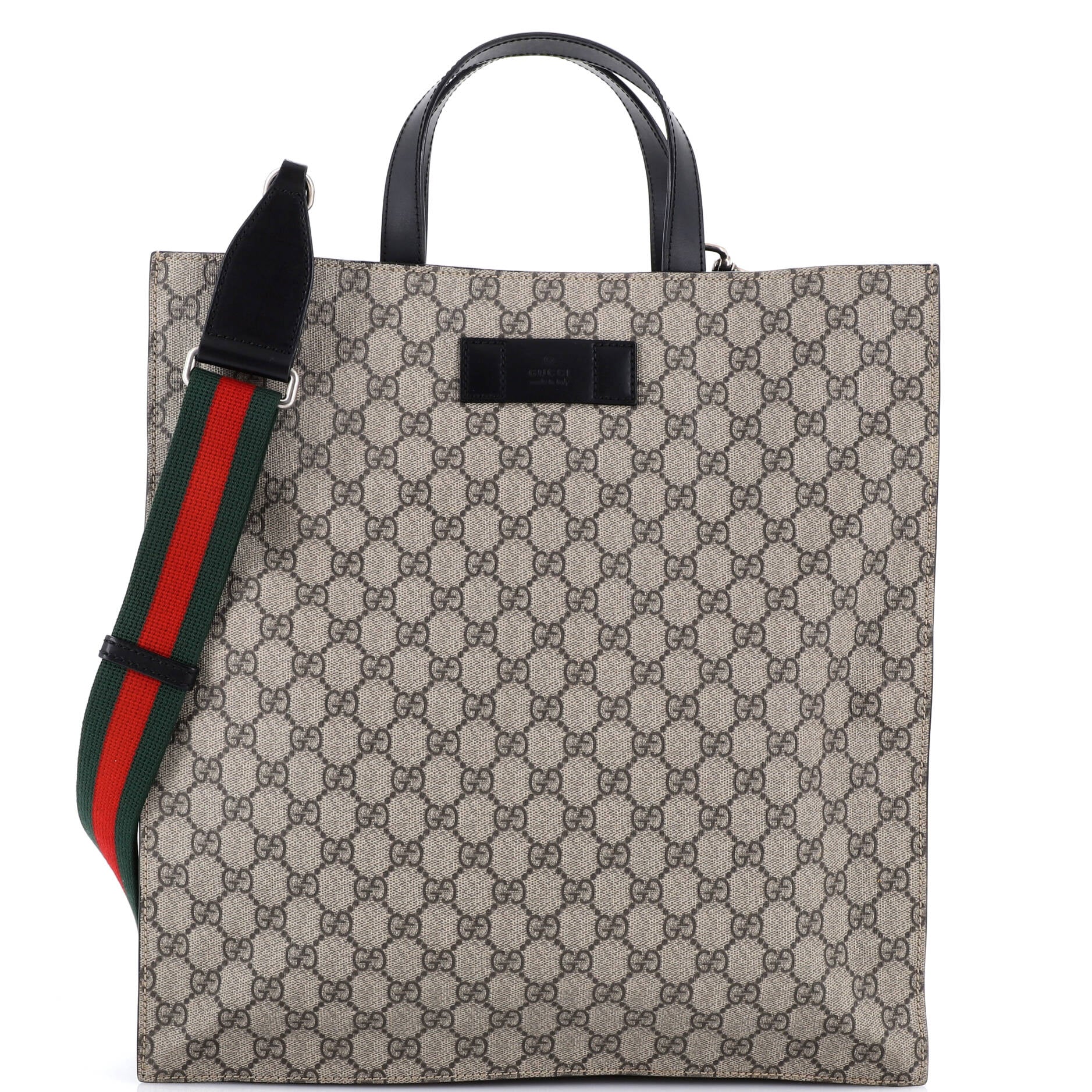 Convertible Soft Open Tote GG Coated Canvas Tall
