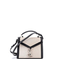 Cassandra Top Handle Bag Canvas with Leather Mini