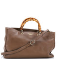 Bamboo Shopper Tote Leather Large