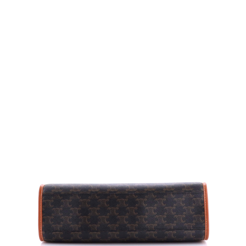 Horizontal Cabas Tote Triomphe Coated Canvas Mini