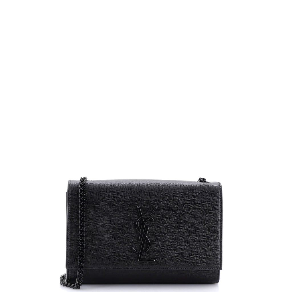Classic Monogram Crossbody Bag Grainy Leather Small