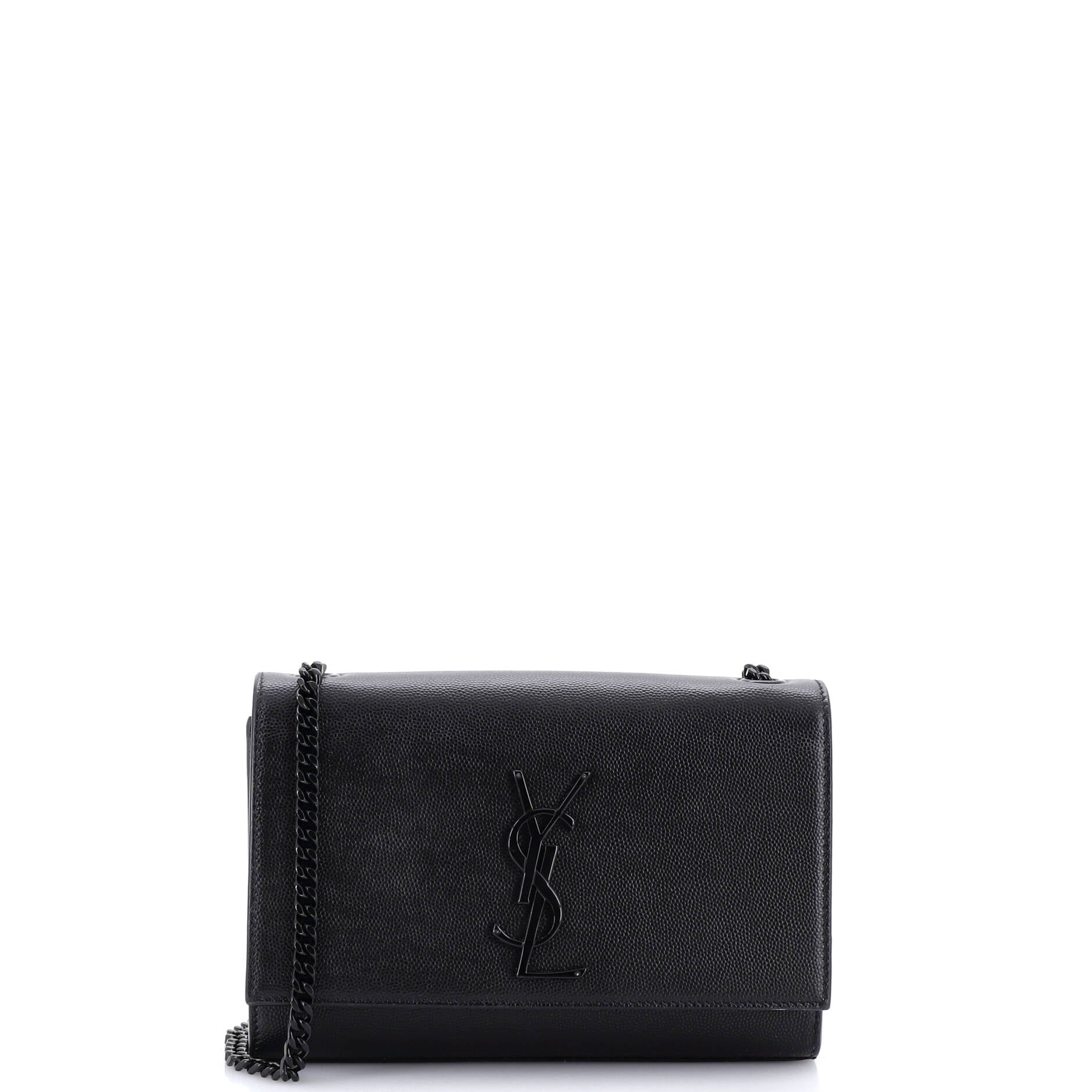 Classic Monogram Crossbody Bag Grainy Leather Small