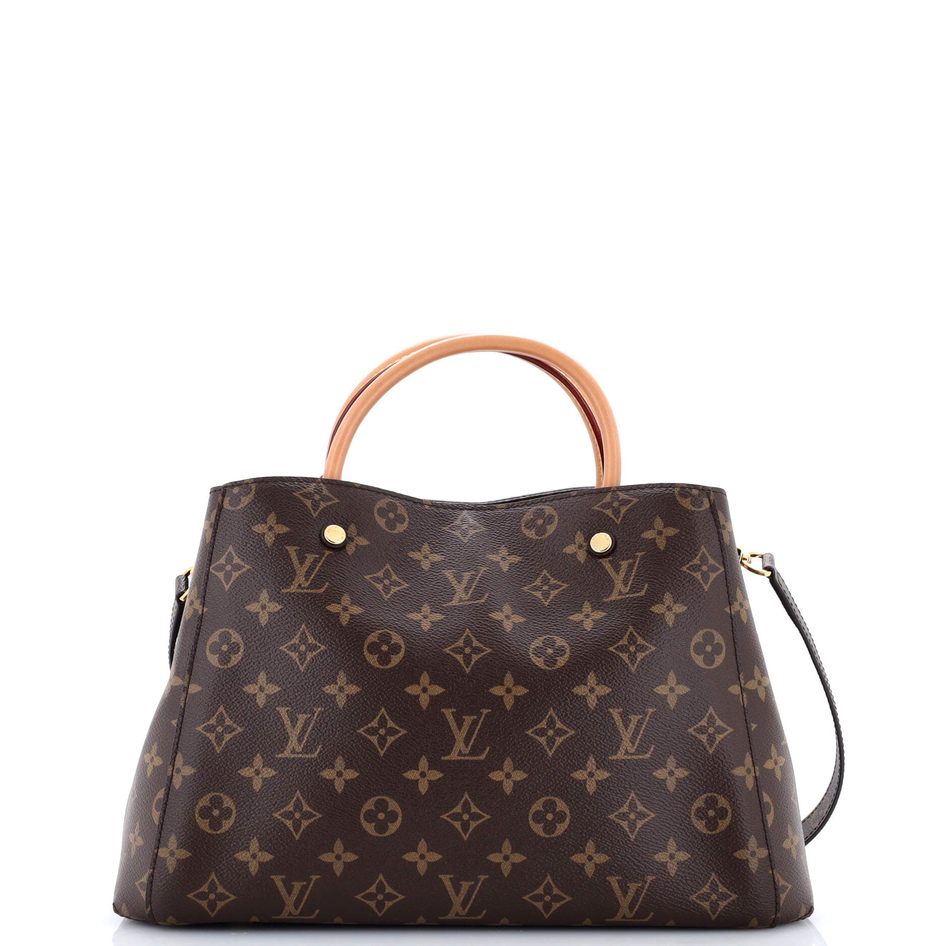 Montaigne Handbag Monogram Canvas MM