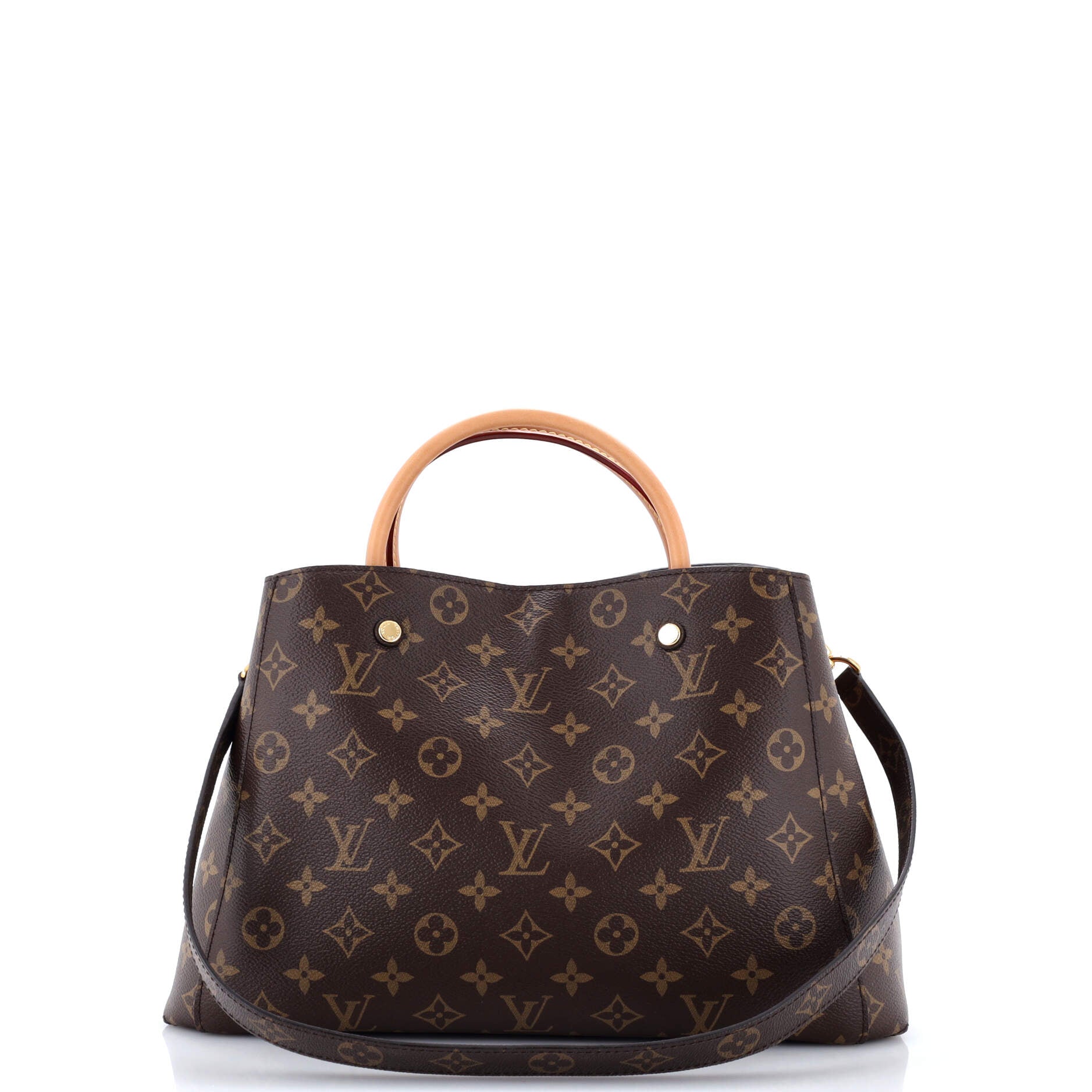 Montaigne Handbag Monogram Canvas MM
