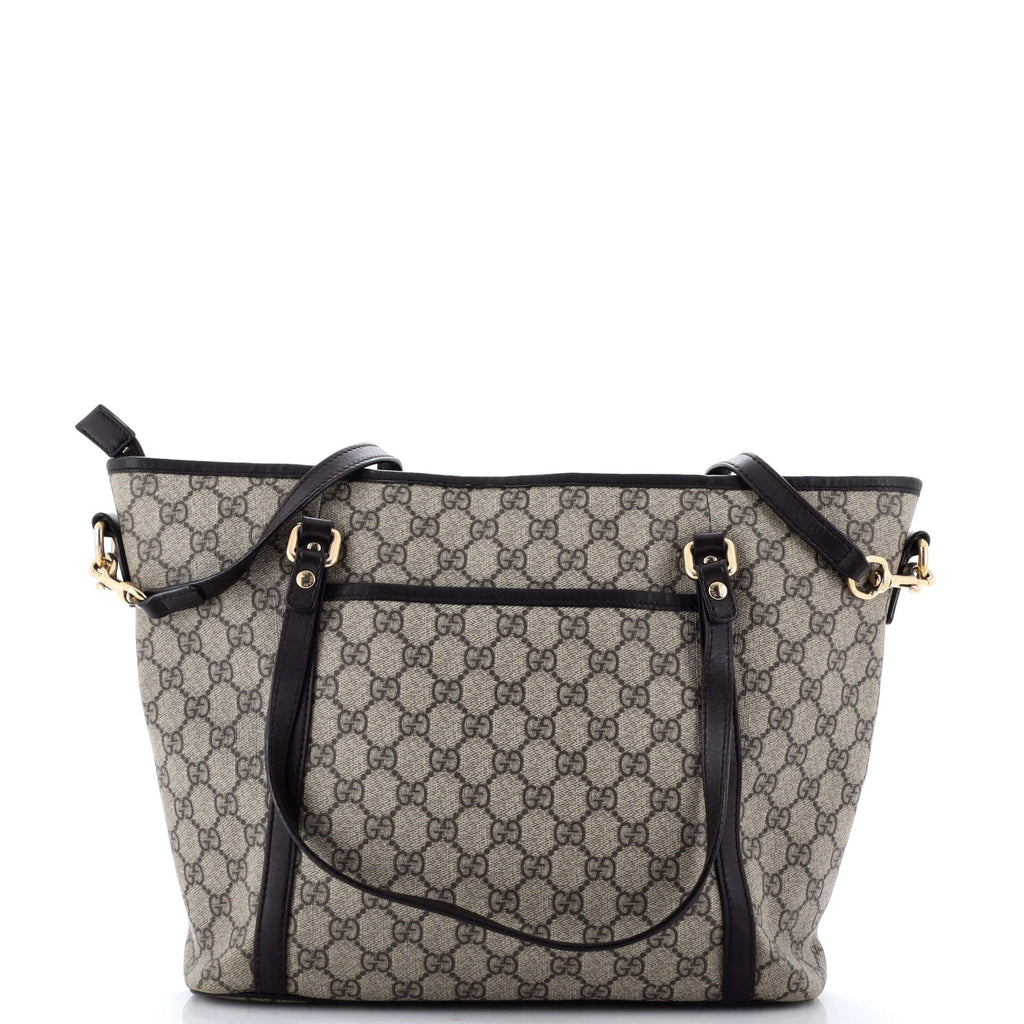 Front Pocket Convertible Tote GG Coated Canvas Medium