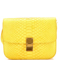 Classic Box Bag Python Medium