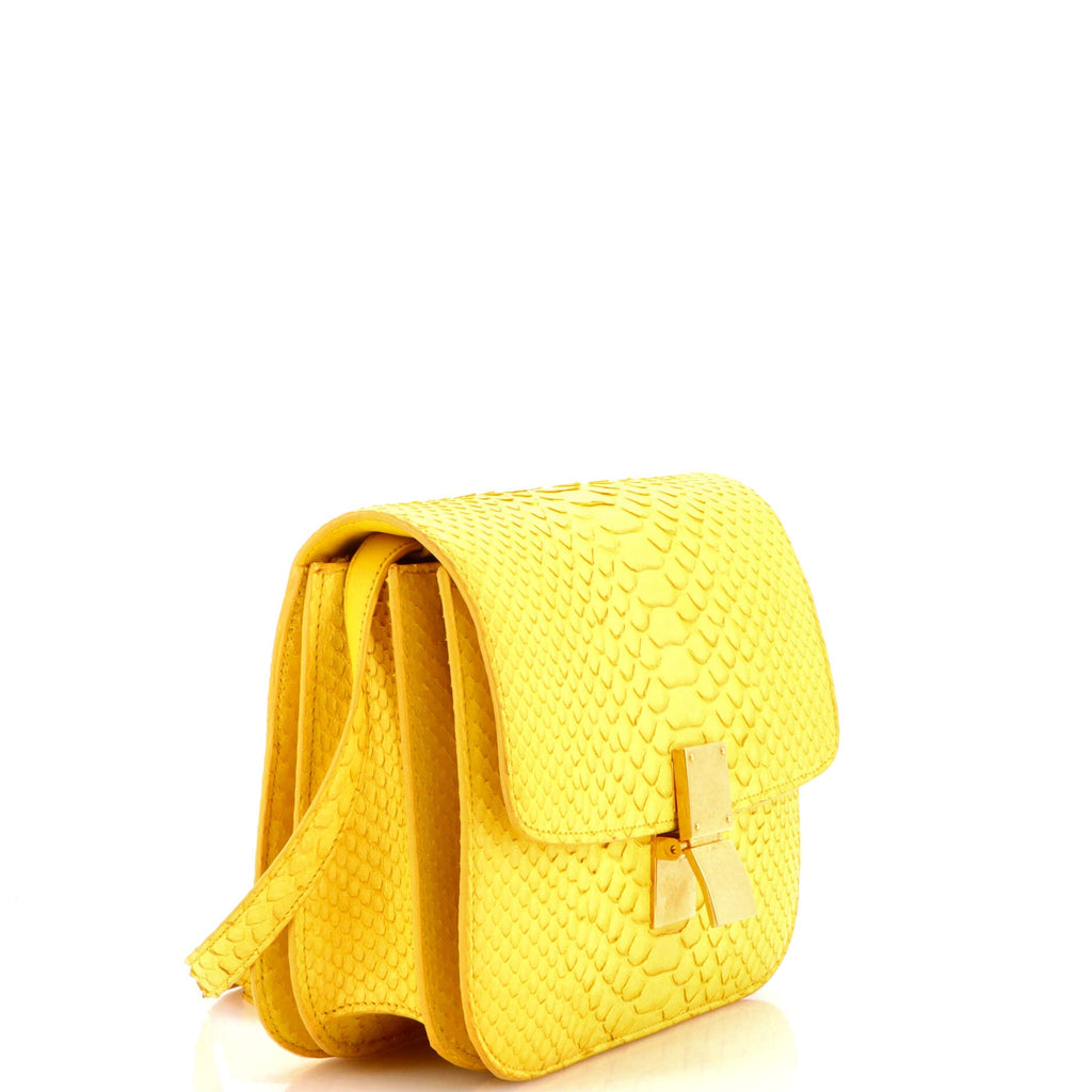 Classic Box Bag Python Medium