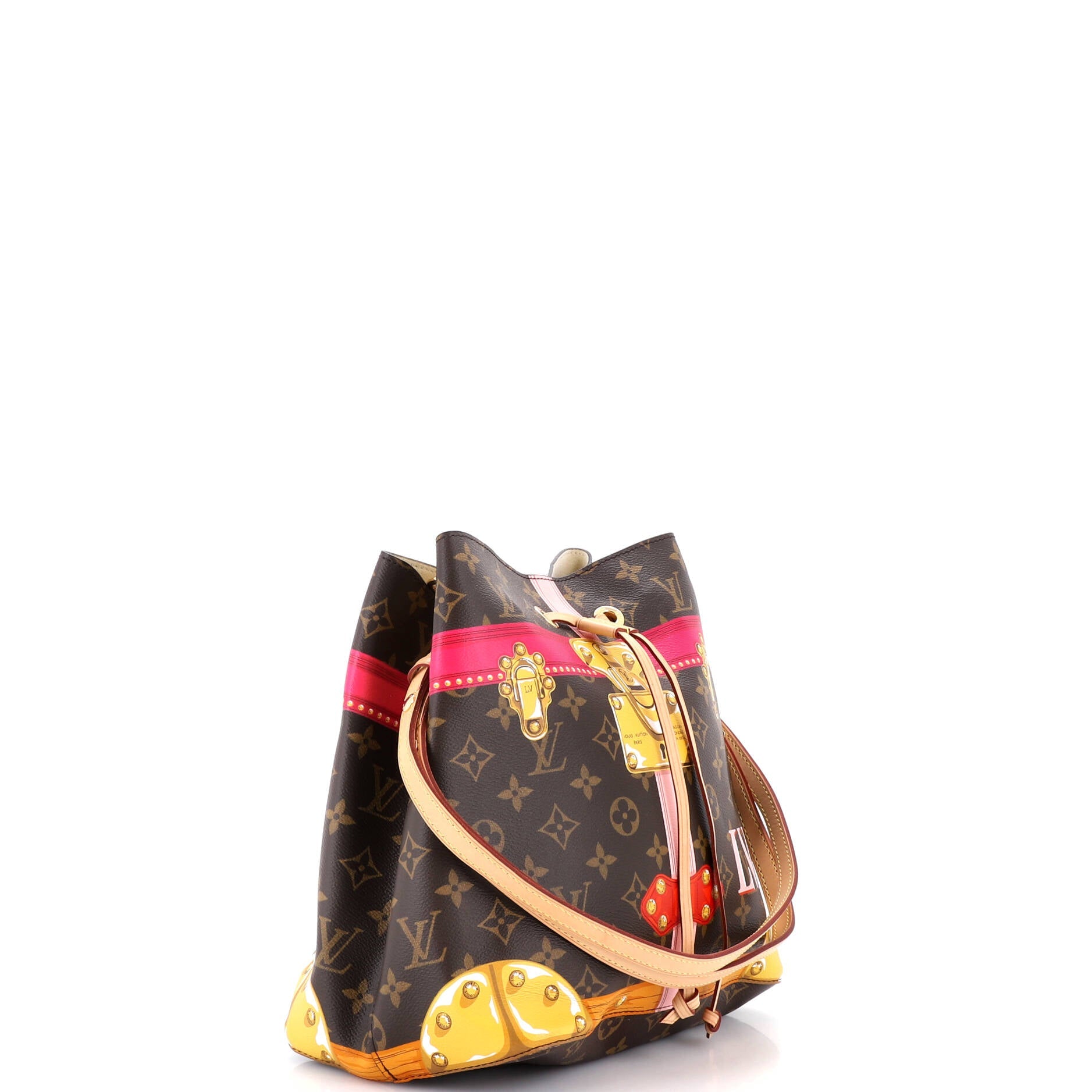 NeoNoe Handbag Limited Edition Summer Trunks Monogram Canvas