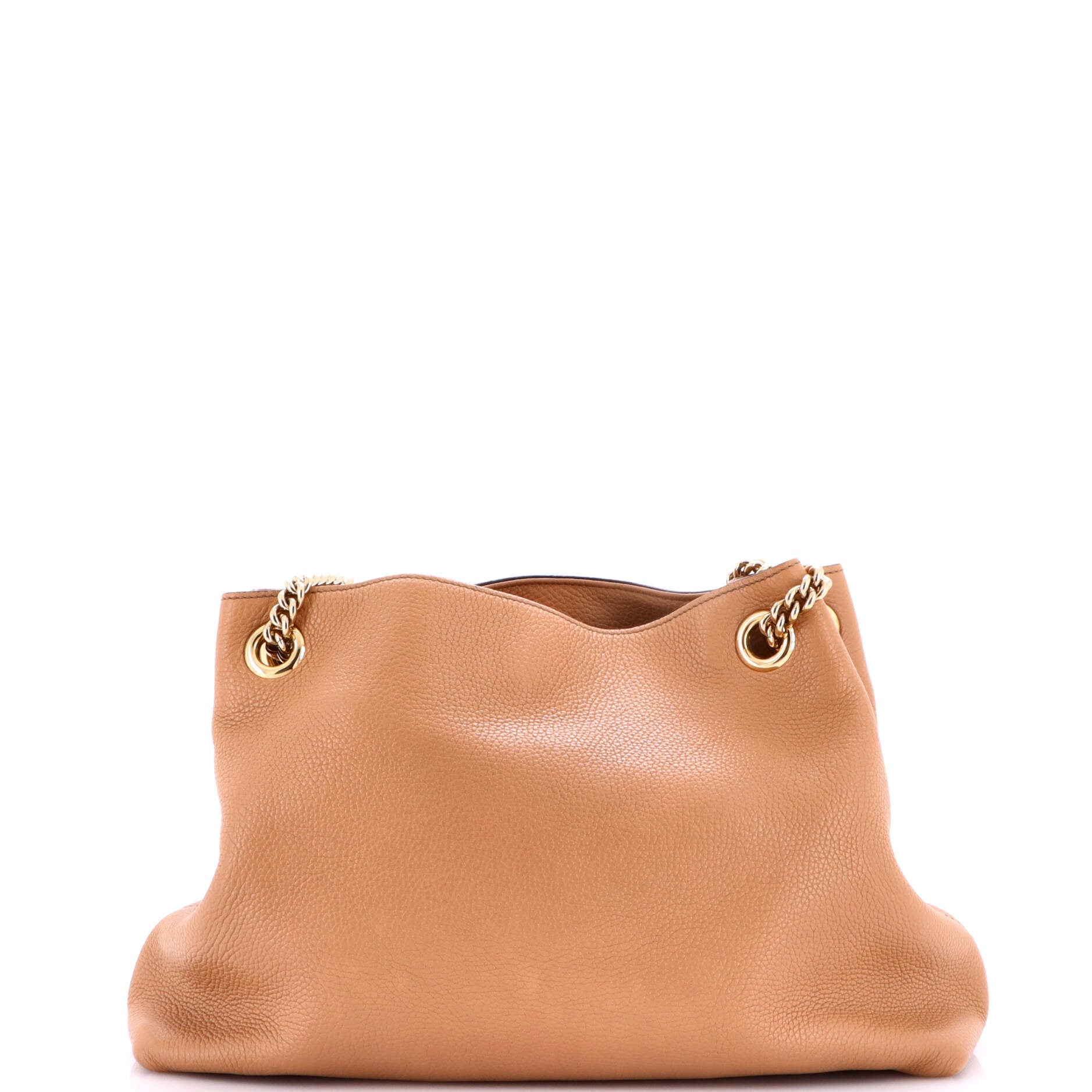 Soho Chain Strap Shoulder Bag Leather Medium