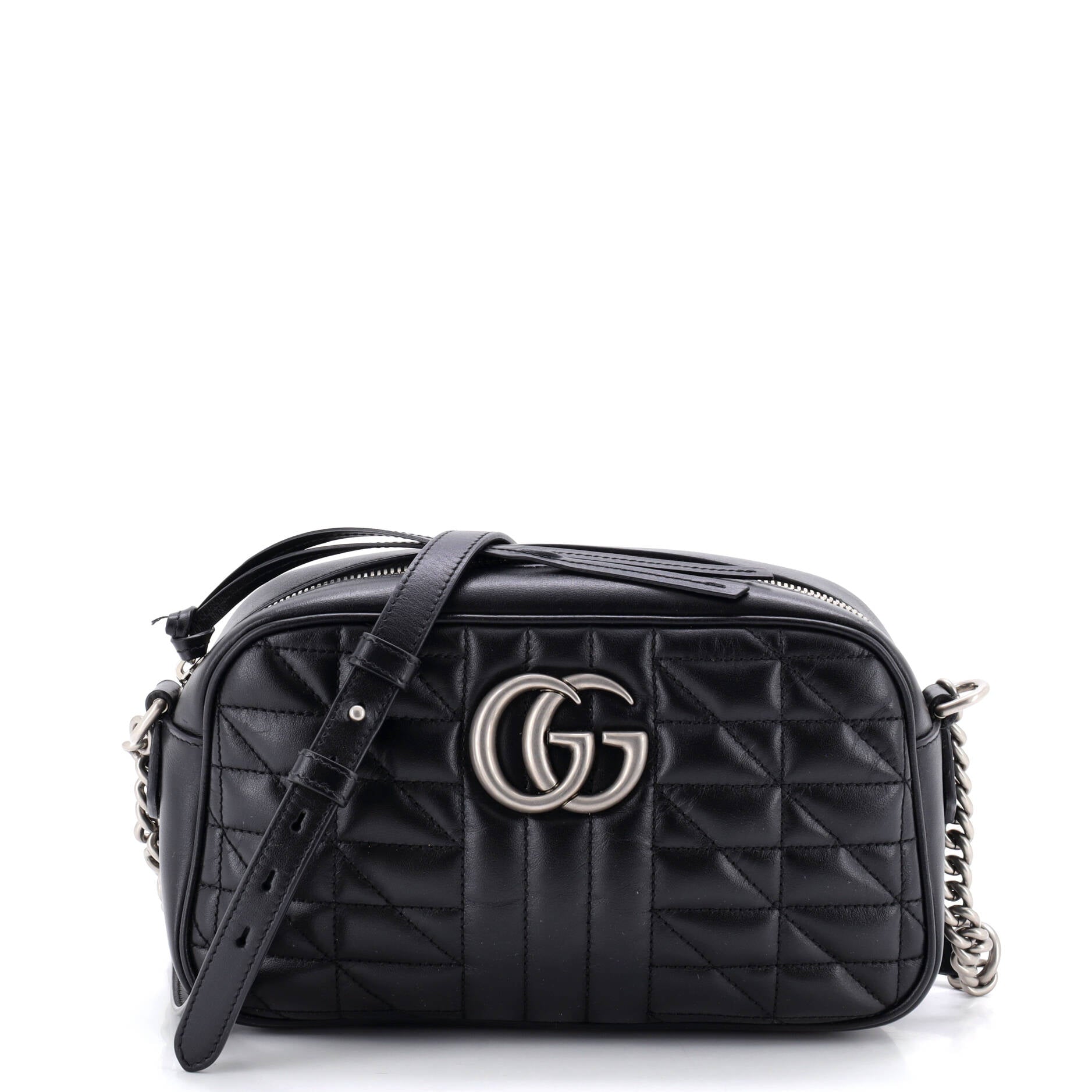 GG Marmont Shoulder Bag Mixed Matelasse Leather Small