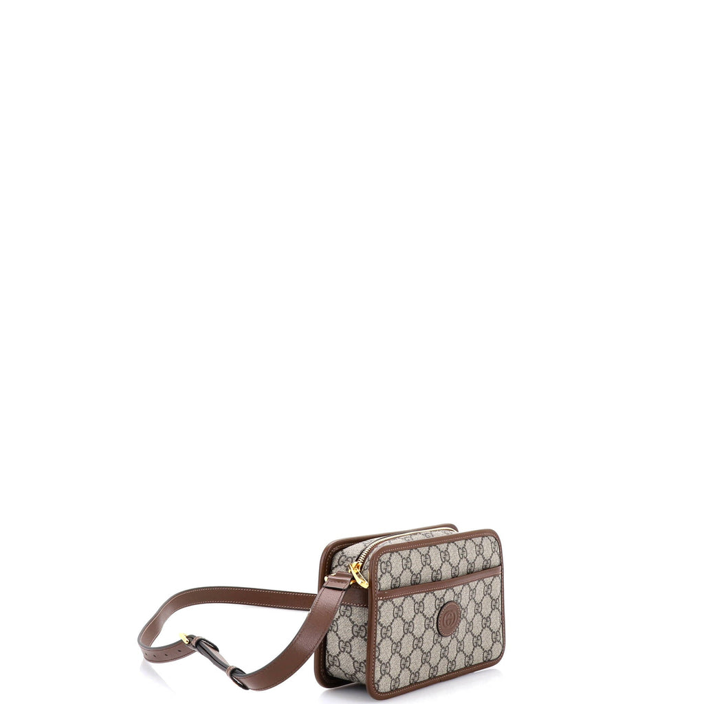 Interlocking G Patch Camera Bag GG Coated Canvas Mini