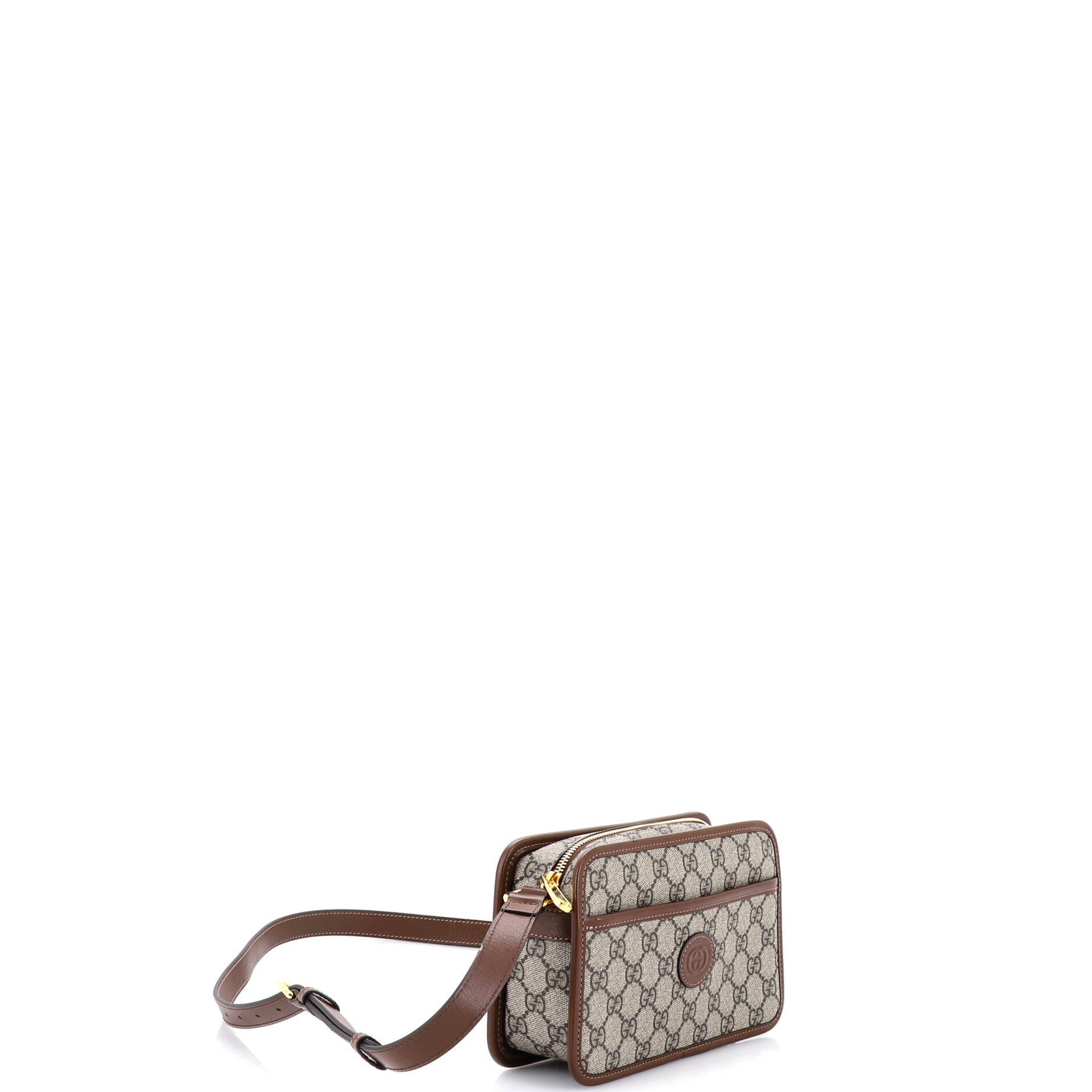 Interlocking G Patch Camera Bag GG Coated Canvas Mini