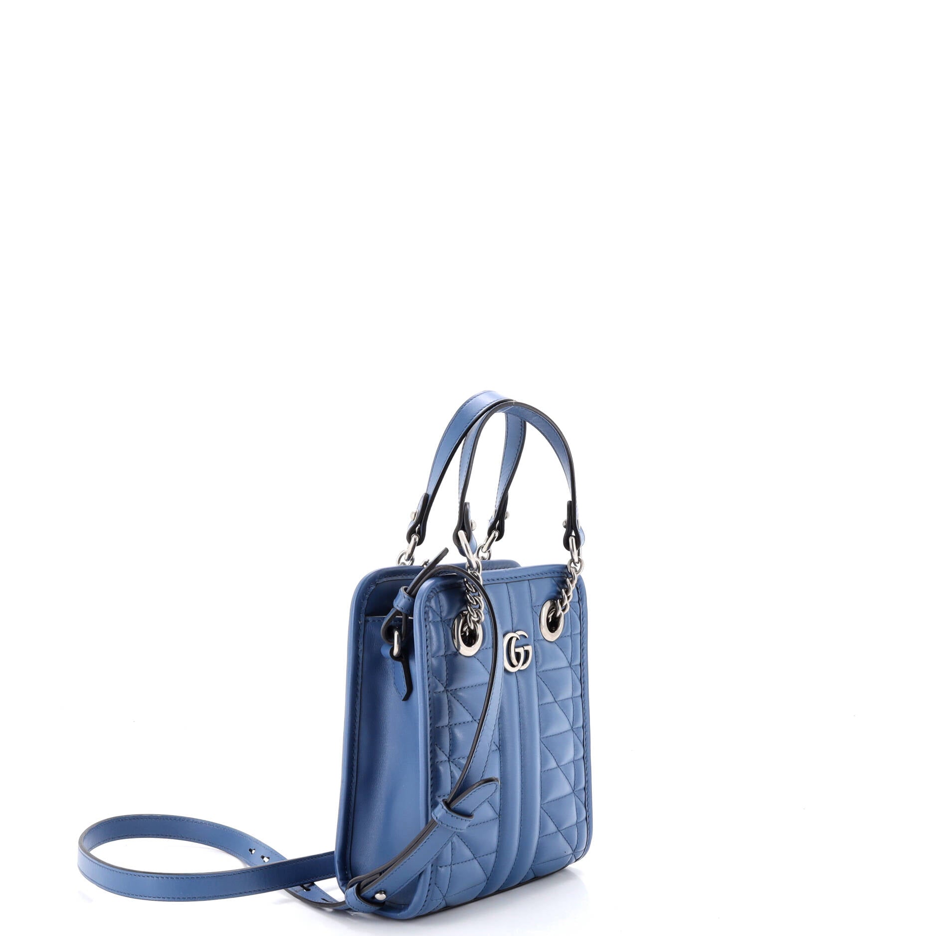 GG Marmont Handle Crossbody Bag Matelasse Leather Mini