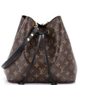 NeoNoe Handbag Monogram Canvas with Leather MM