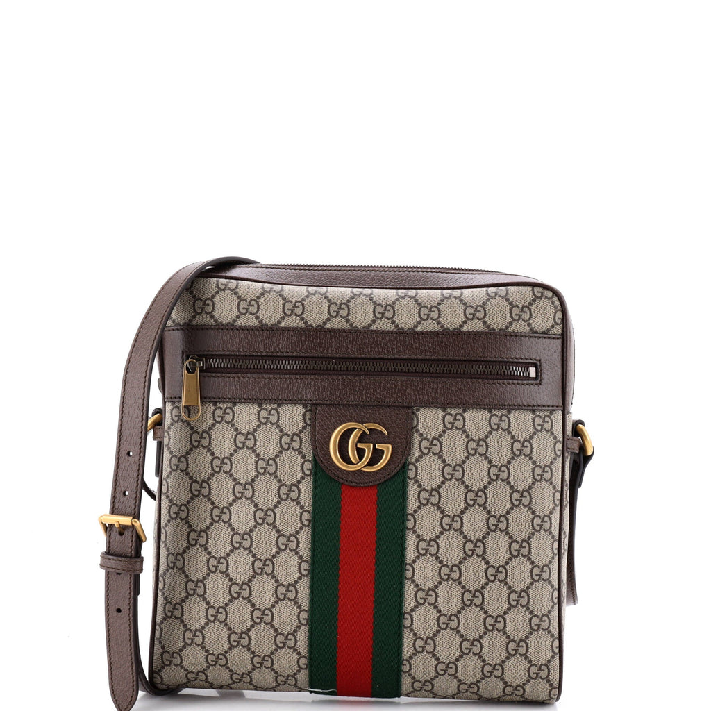 Ophidia Messenger Bag GG Coated Canvas Medium