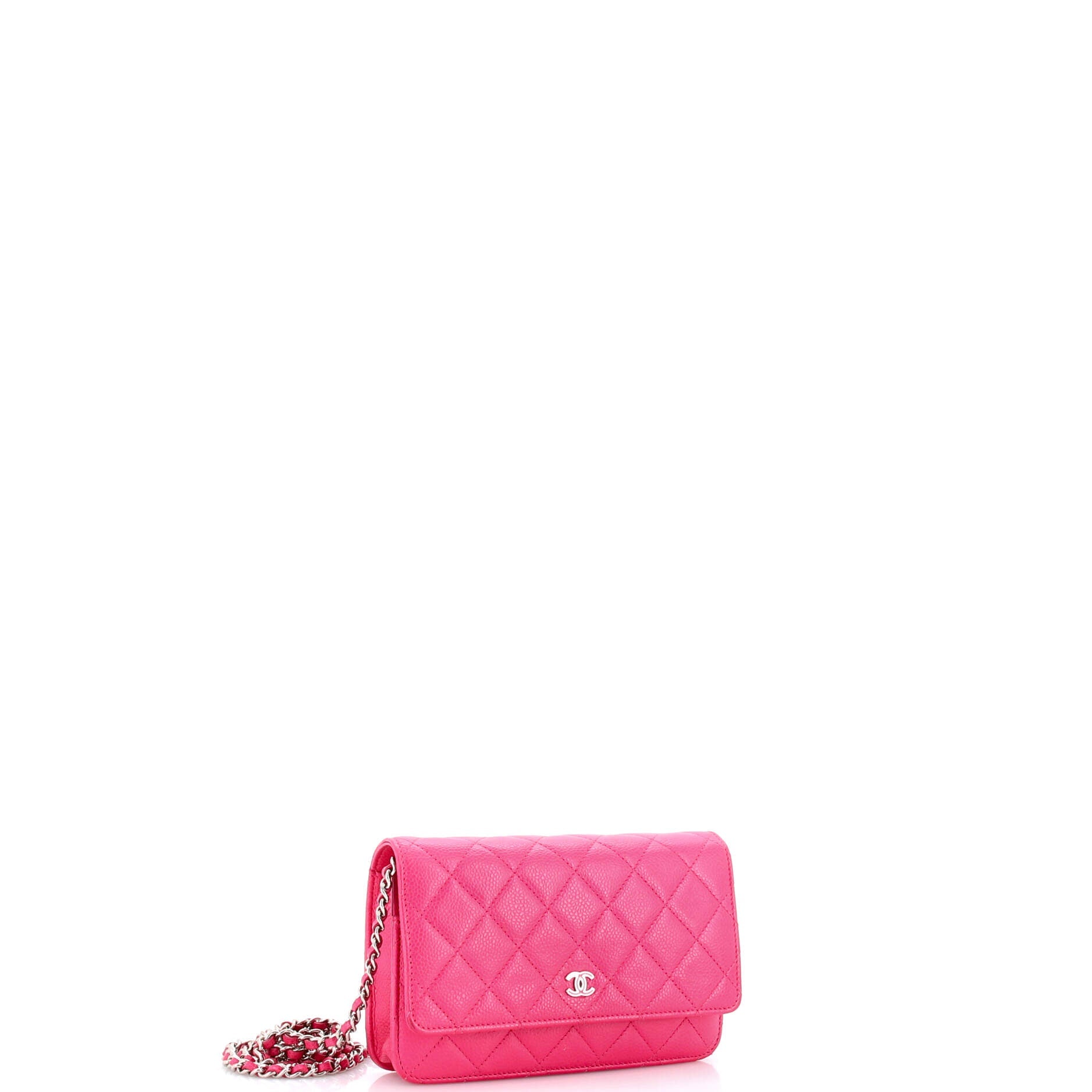 Wallet on Chain Quilted Caviar
