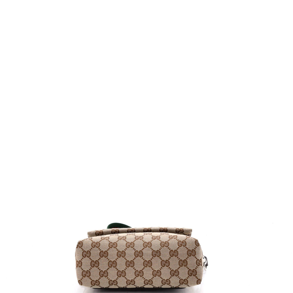 Convertible Flap Crossbody Bag GG Canvas Small