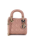 Lady Dior Chain Bag Cannage Quilt Lambskin Mini