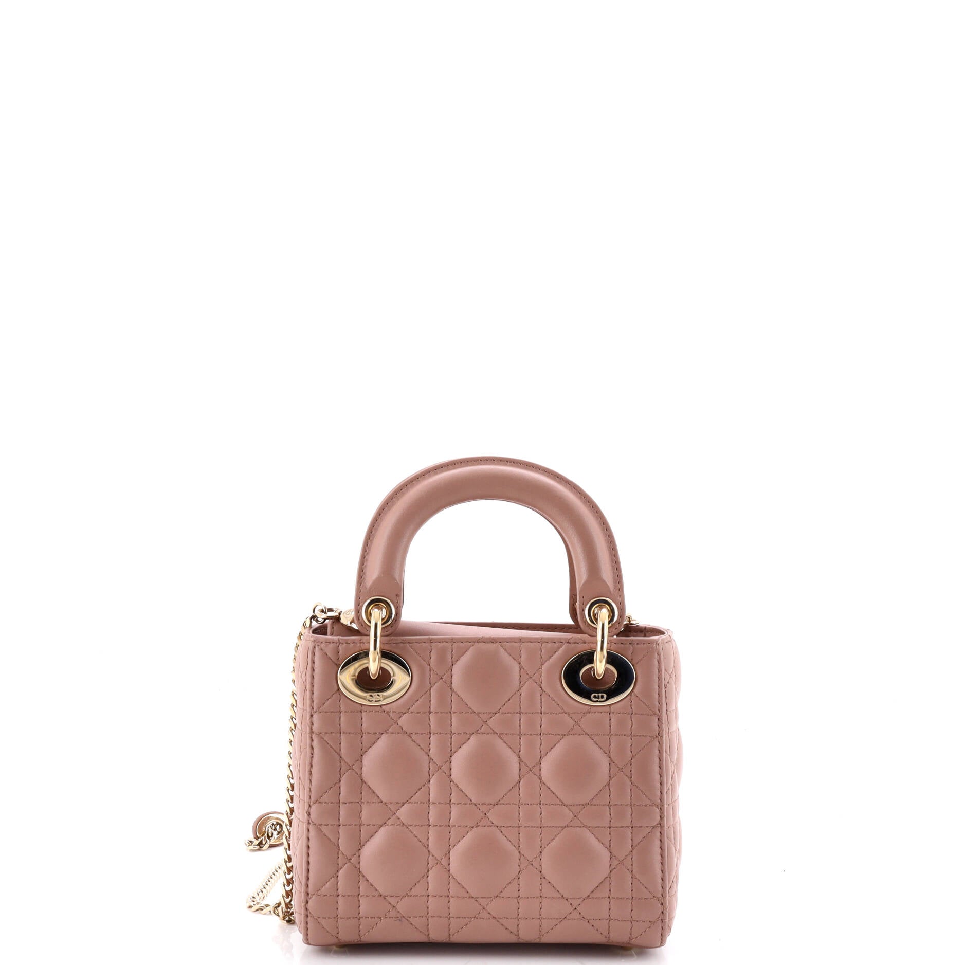 Lady Dior Chain Bag Cannage Quilt Lambskin Mini