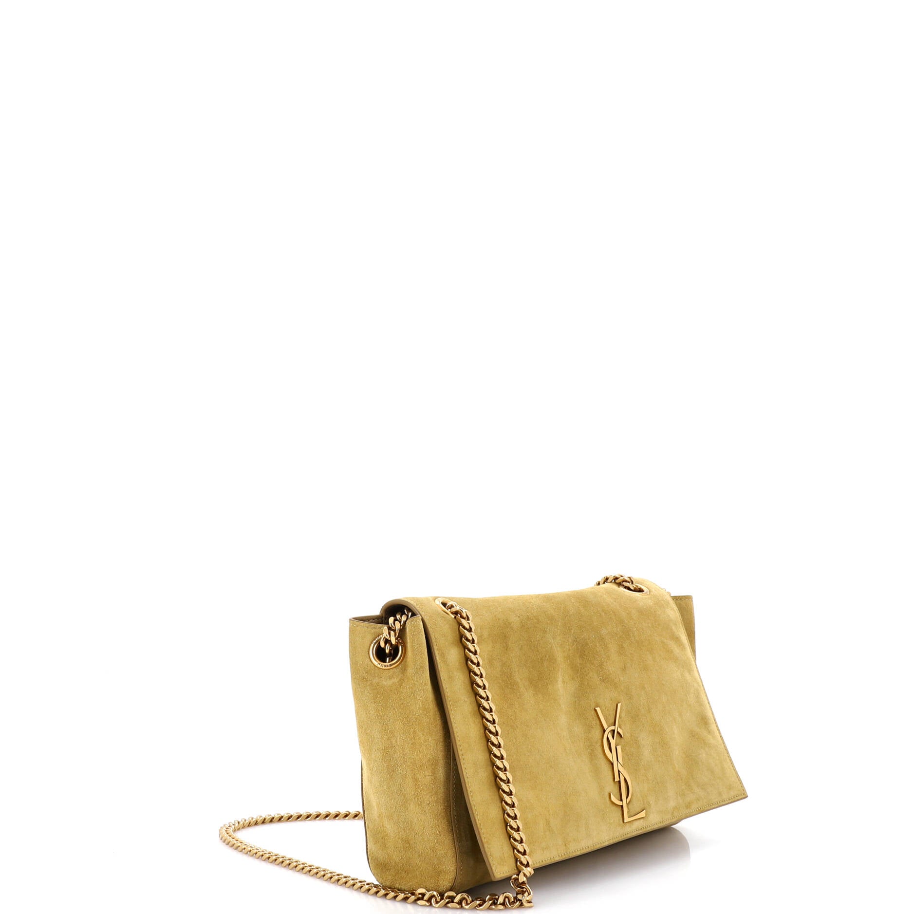 Classic Monogram Reversible Shoulder Bag Suede and Leather Medium