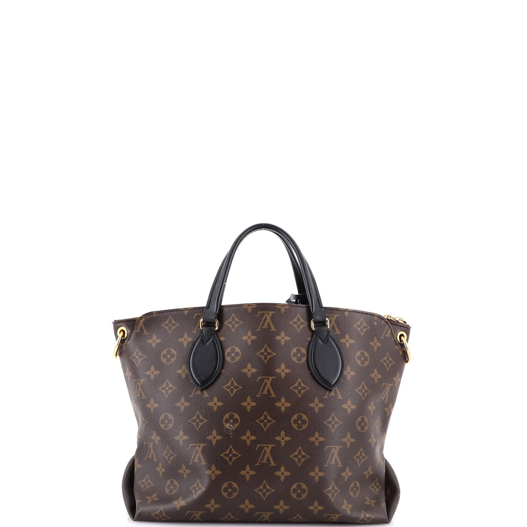 Flower Zipped Tote Monogram Canvas MM