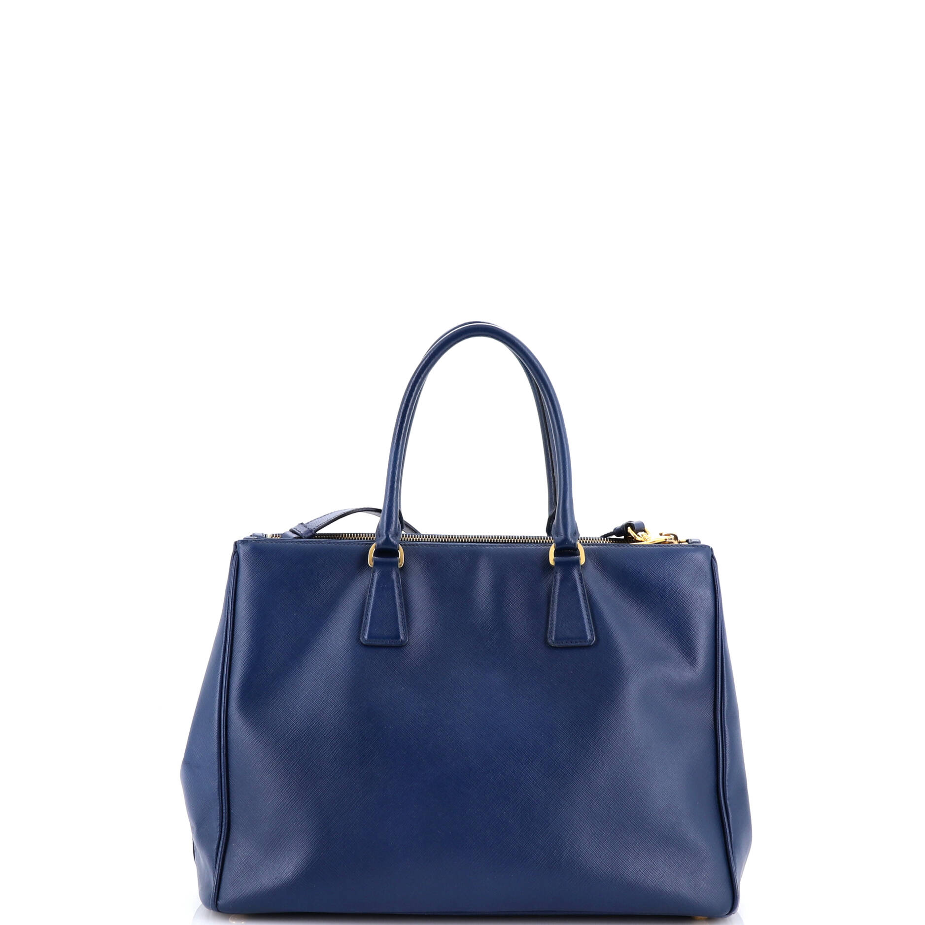Double Zip Lux Tote Saffiano Leather Large