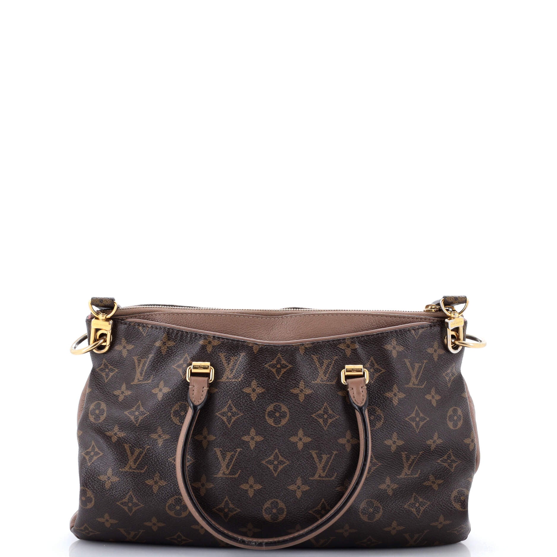 Pallas Tote Monogram Canvas with Leather BB