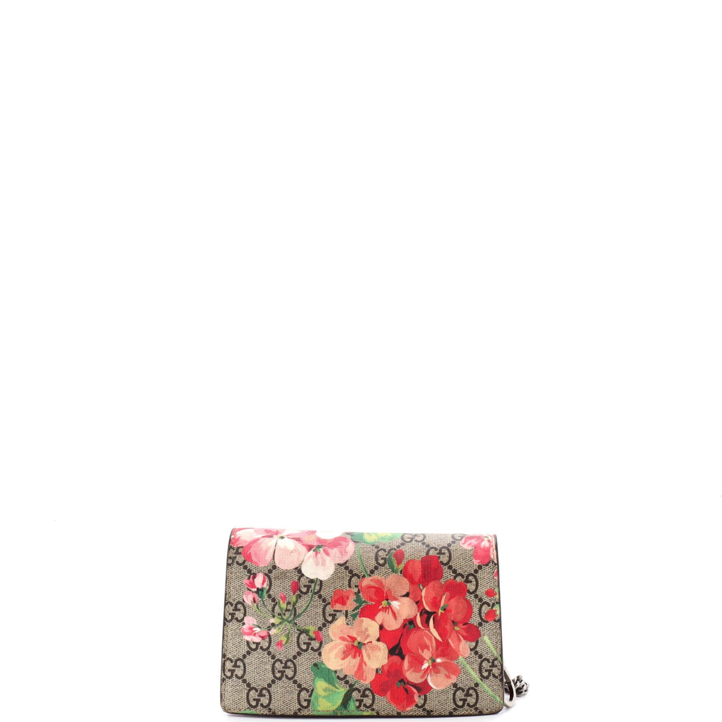 Dionysus Bag Blooms Print GG Coated Canvas Super Mini