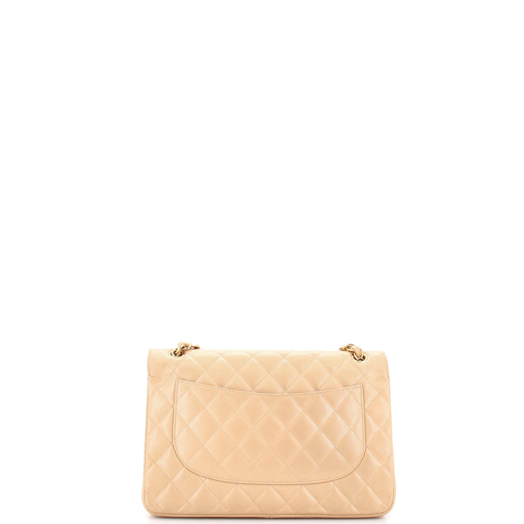 Classic Double Flap Bag Quilted Caviar Jumbo