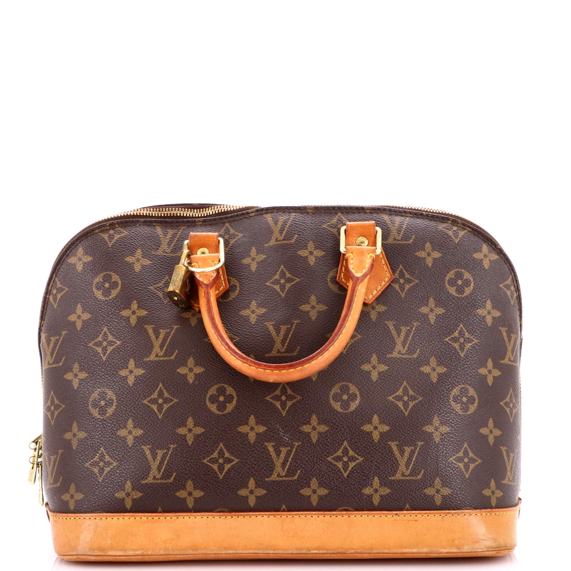 Vintage Alma Handbag Monogram Canvas PM