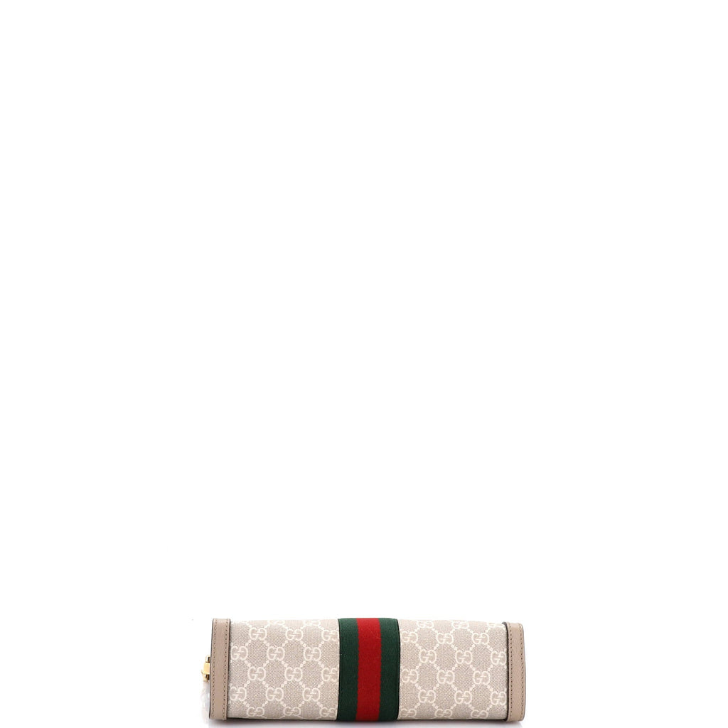 Ophidia Chain Shoulder Bag GG Coated Canvas Small