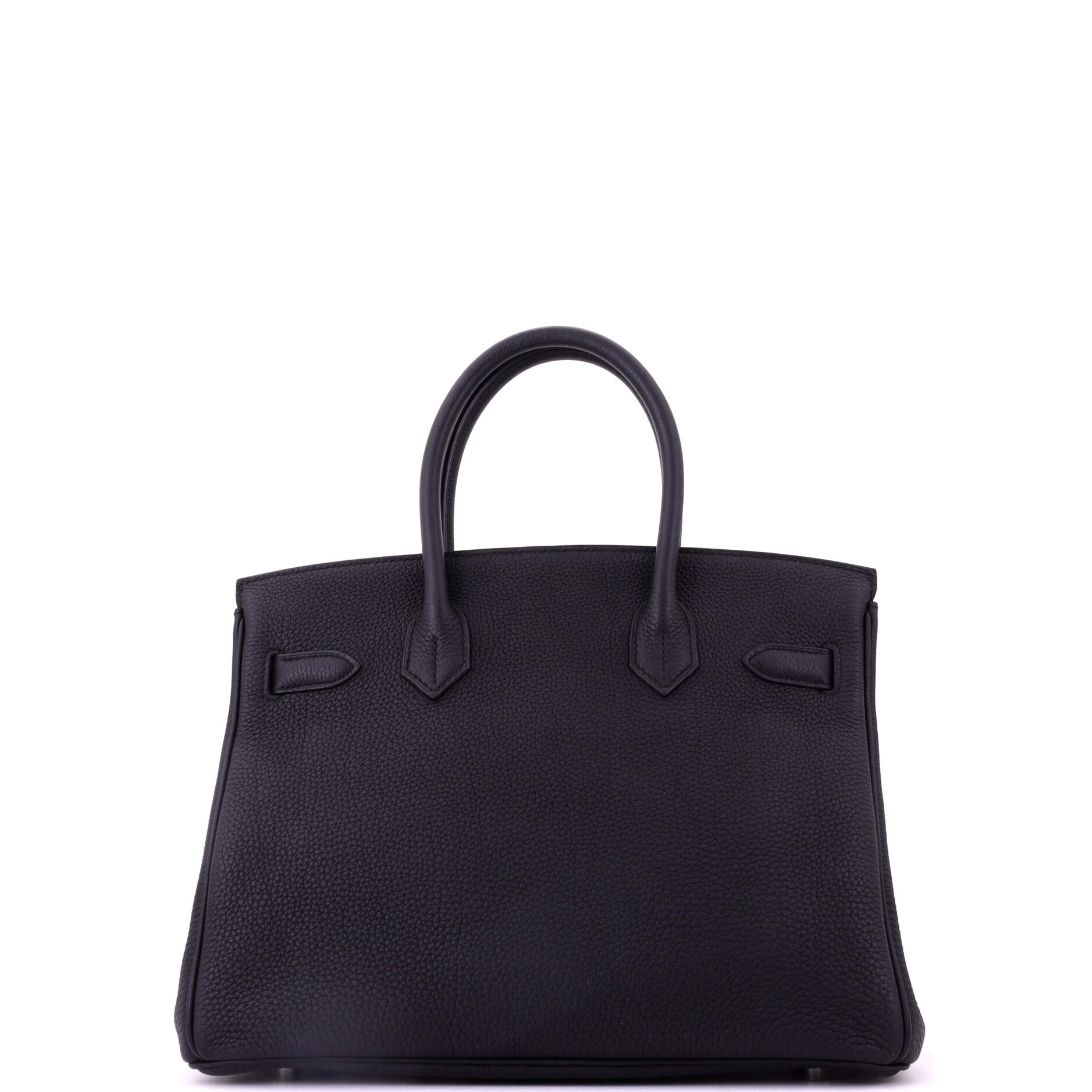 Birkin Handbag Noir Togo with Palladium Hardware 30